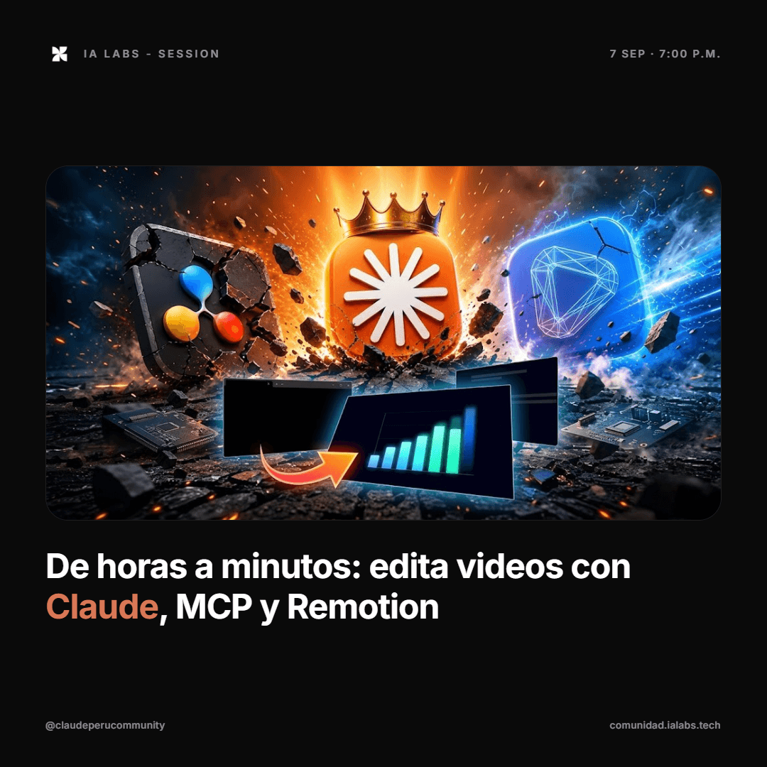 De horas a minutos: edita videos con Claude, MCP y Remotion