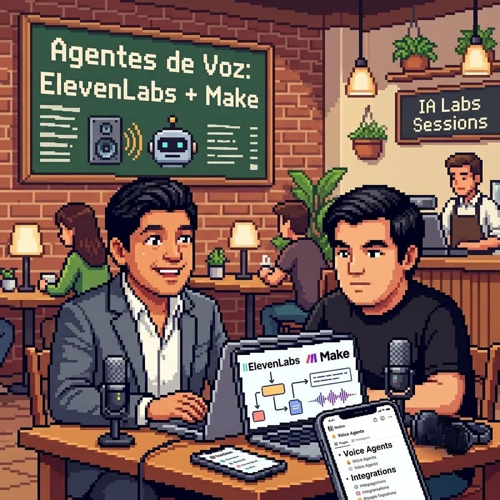 ElevenLabs + Make: agentes de voz con Notion