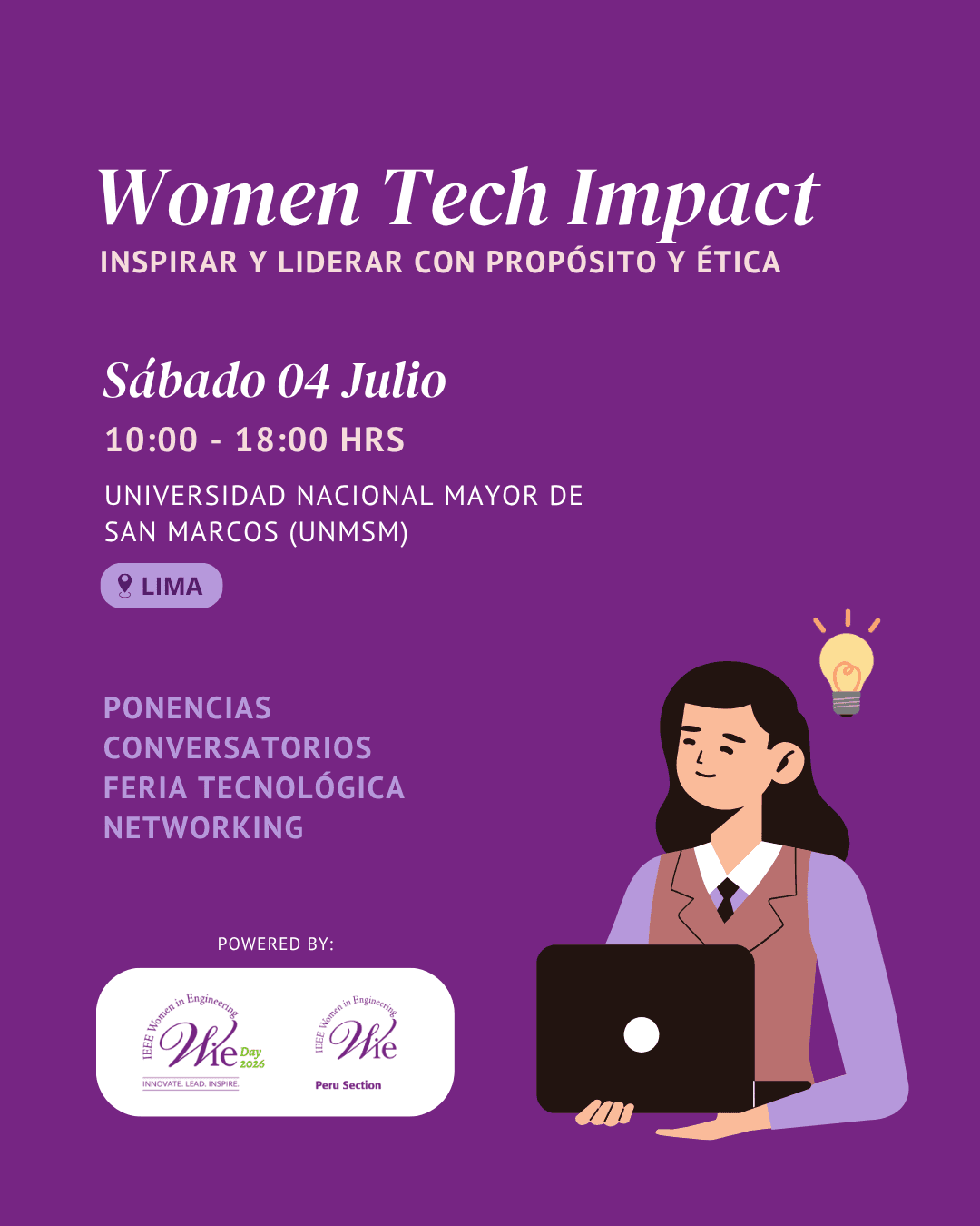 Women Tech Impact 2026: Inspirar y liderar con propósito y ética